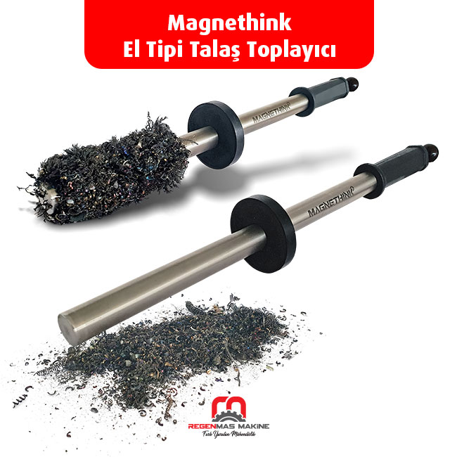 El Tipi Manyetik Talaş Toplama Aparatı