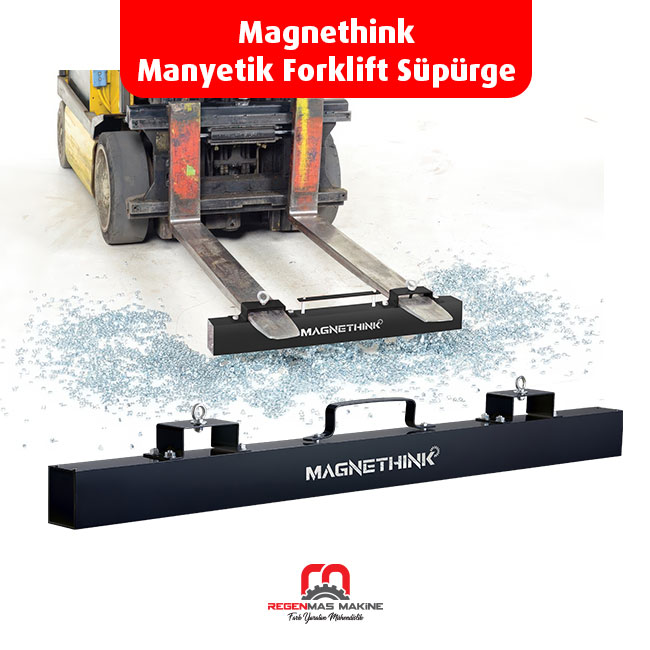 Manyetik Forklift Süpürgesi